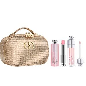 Dior Lip Balm & Gloss Set - Pink and Gold